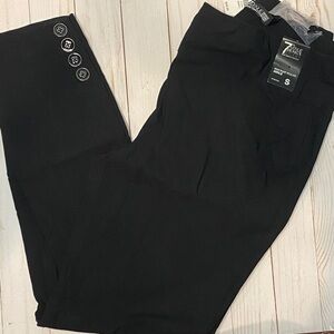 NWT New York & Company Black Pull On Whitney Ankle Pants w/Button Detailing